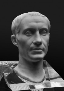 A fine portrait of Julius Caesar (died 44 BCE) in Greek marble, recently found in a cistern (#861) from the Pantelleria acropolis in Sicily. The head shows little damage (note the chipped lobe of the figure's right ear). It is similar to posthumous images of Caesar and has been dated to the middle of the first century CE. On loan to the British Museum in 2010 from the Dipartimento dei Beni Culturali e dell'identita' siciliana, inv. IG 7509.